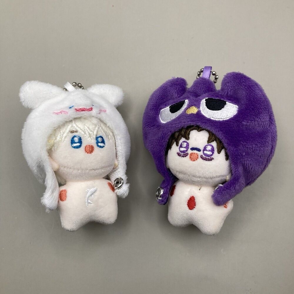 Love and Deepspace Xavier Rafayel Hooded Mini Plush Keychains Set